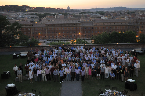 Participantes en el Forum de Merial en Roma