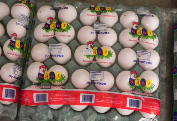 La bandeja de 30 huevos es muy popular