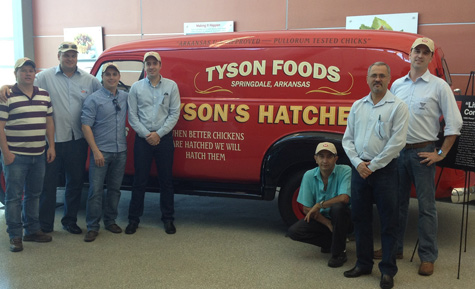 En contraposición a su visión hacia el futuro, los veterinarios brasileños también visitaron el museo Tyson 