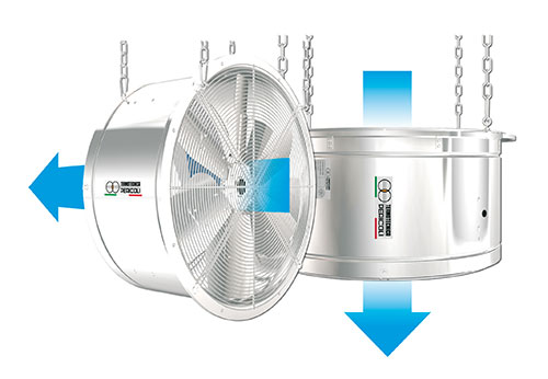 ventilacion en la granja, termotecnica pericoli